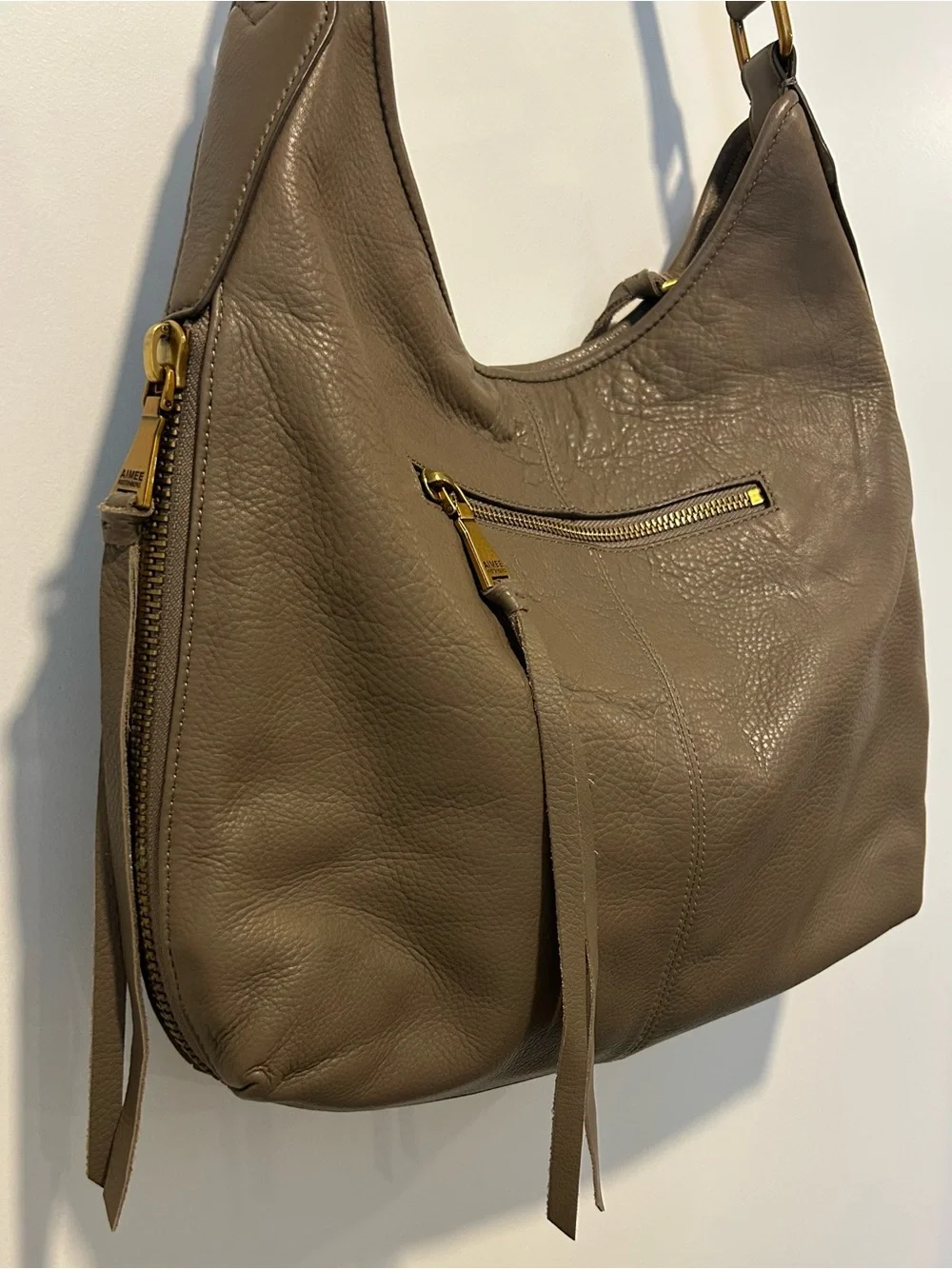 Aimee Kestenberg When in Milan Hobo Shoulder Bag | Mushroom Taupe